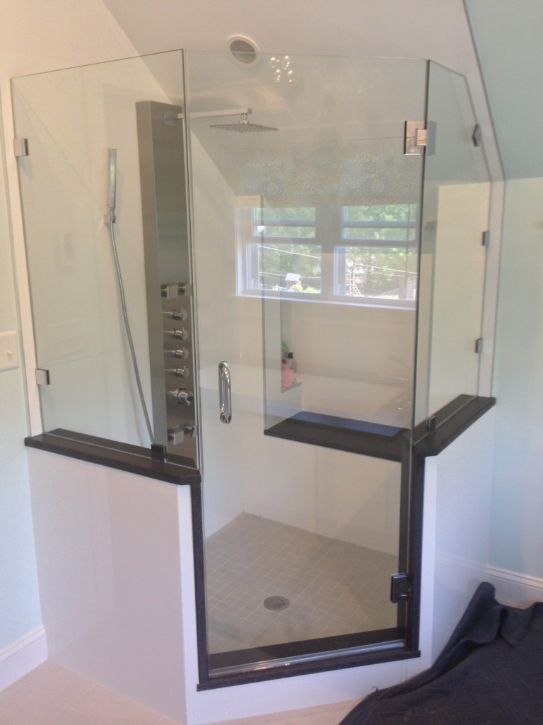 Hopedale MA Area Glass Shower Install